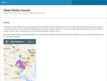 Tablet Screenshot of cleanfairfax.org